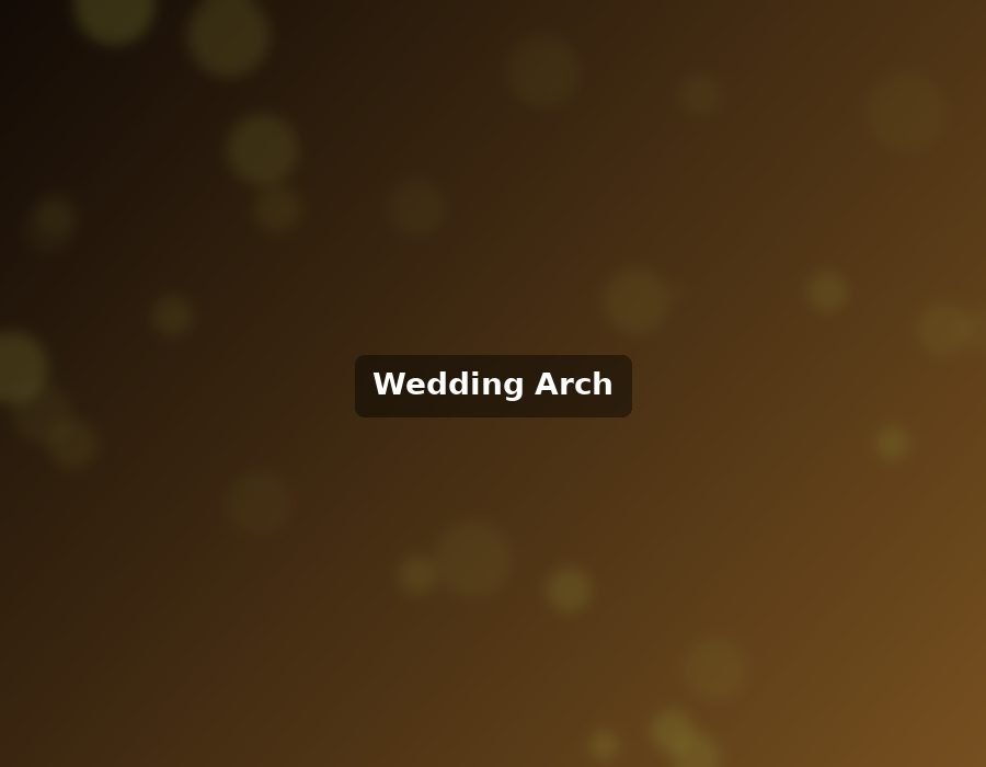 Wedding arch