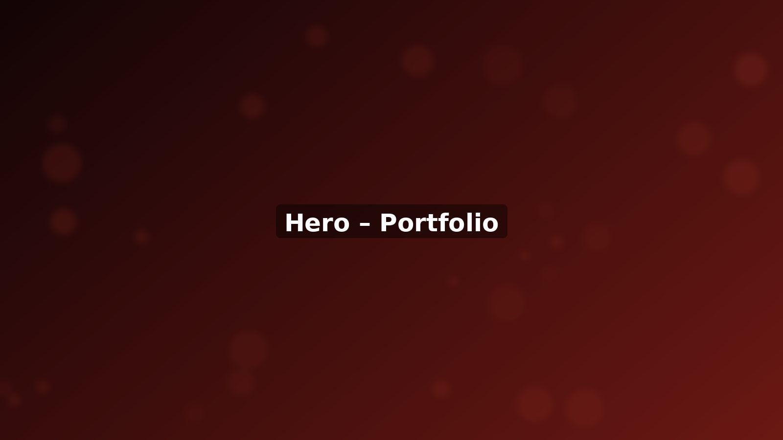 Meraki portfolio hero