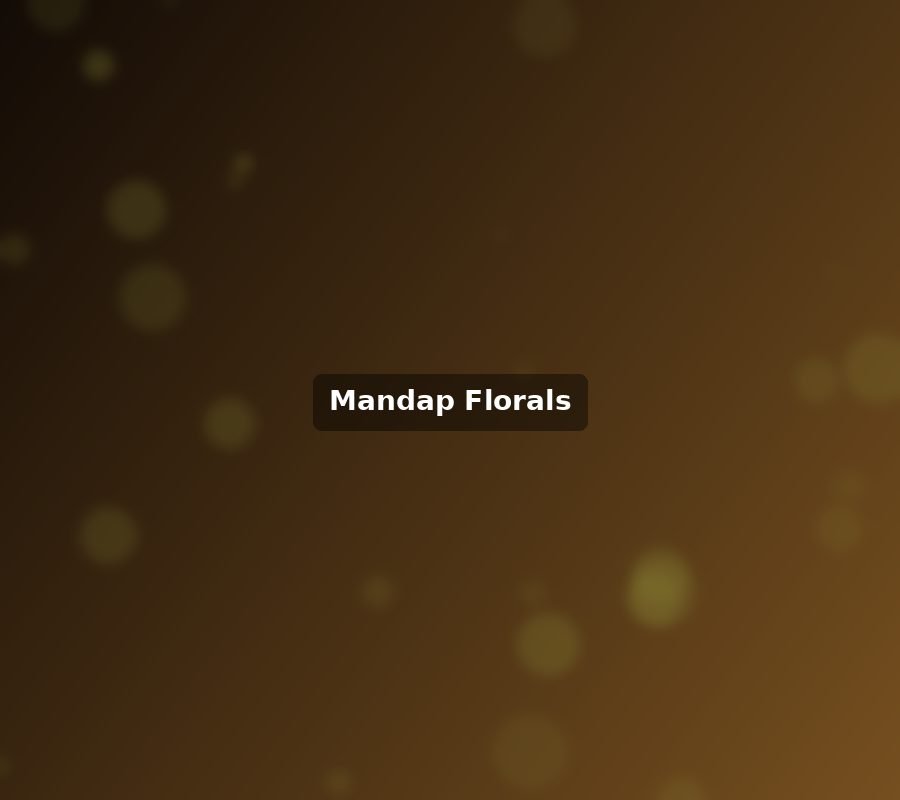 Mandap florals